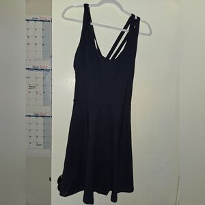 Fabletics Active Navy Blue Strappy Mini Dress